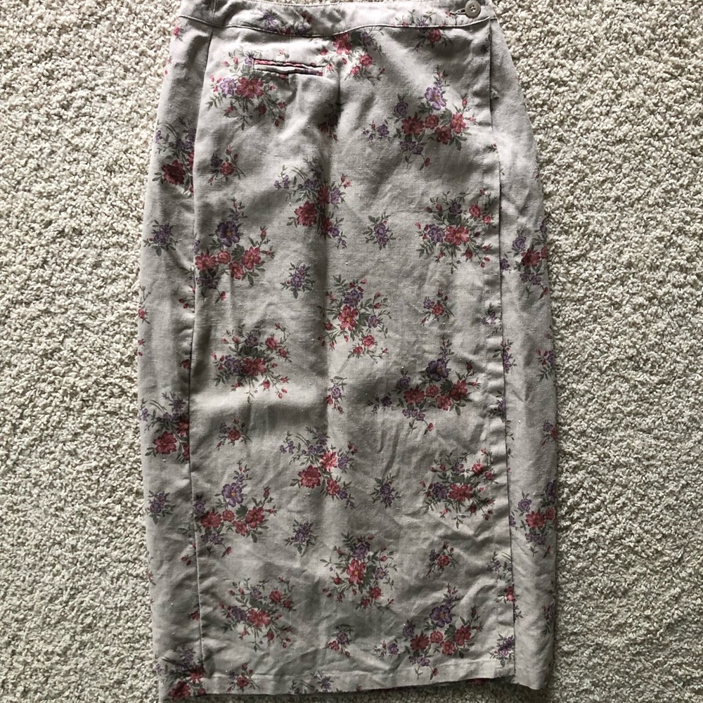 Eddie Bauer linen skirt